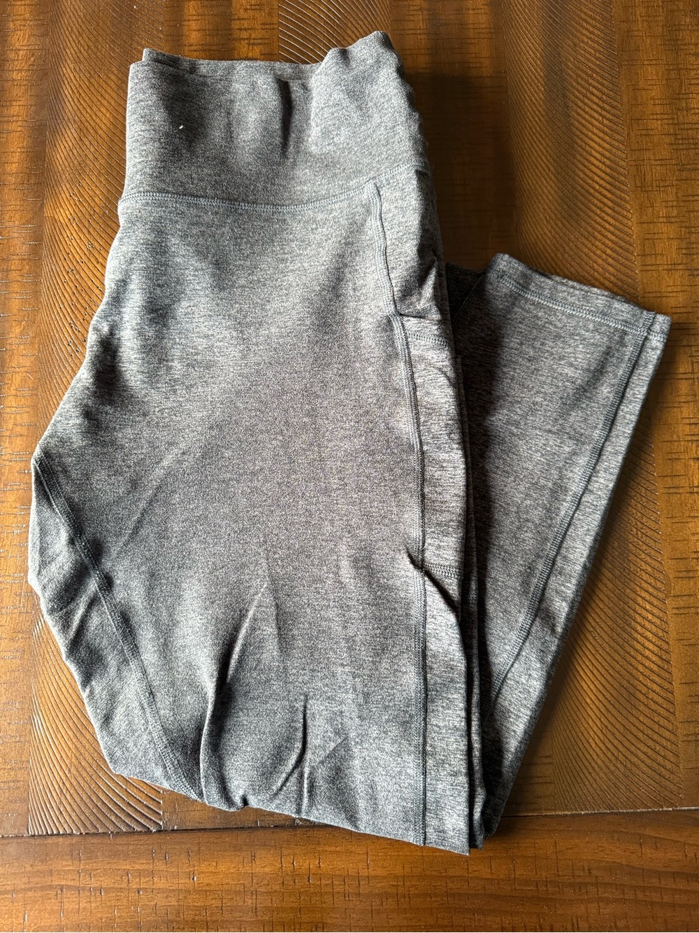 Aerie High-Waist Chill. Play. Move. Heathered Gray Activewear Leggings w/pockets